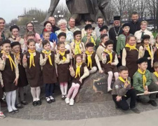 В Кривом Роге пластуны торжественно приняли присягу (ФОТО)