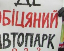 Активисты Кривого Рога пикетировали мэрию в борьбе за качественный транспорт