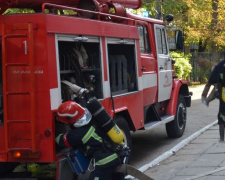 В Кривом Роге горели сразу несколько гаражей