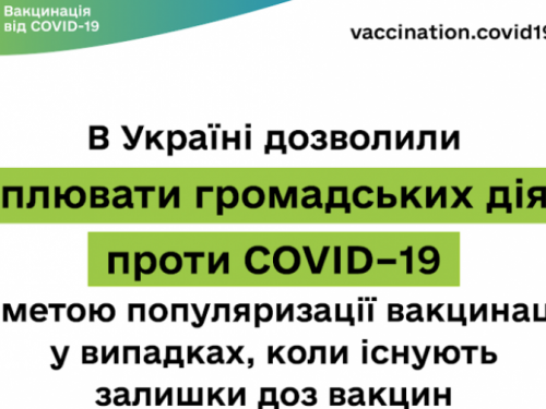 Щеплення проти Covid-19 – кому ще дозволили її робити ?