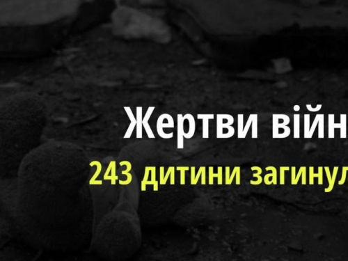 Внаслідок збройної агресії рф в Україні загинули 243 дитини – прокуратура