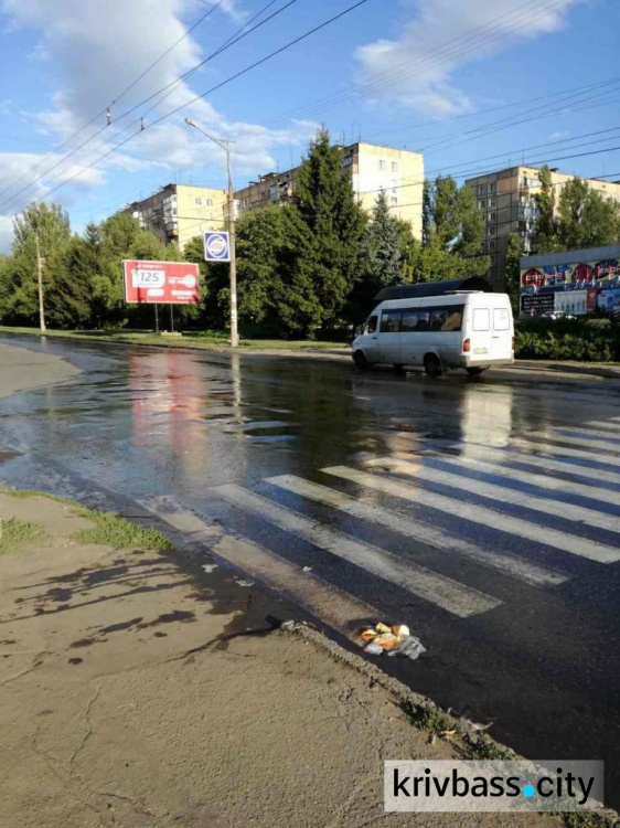 В Кривом Роге "затопило" микрорайон Заречный (ФОТОФАКТ)