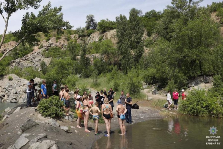 В Кривом Роге провели рейд по водоемам и рассказали о запретах и правилах отдыха (фото)