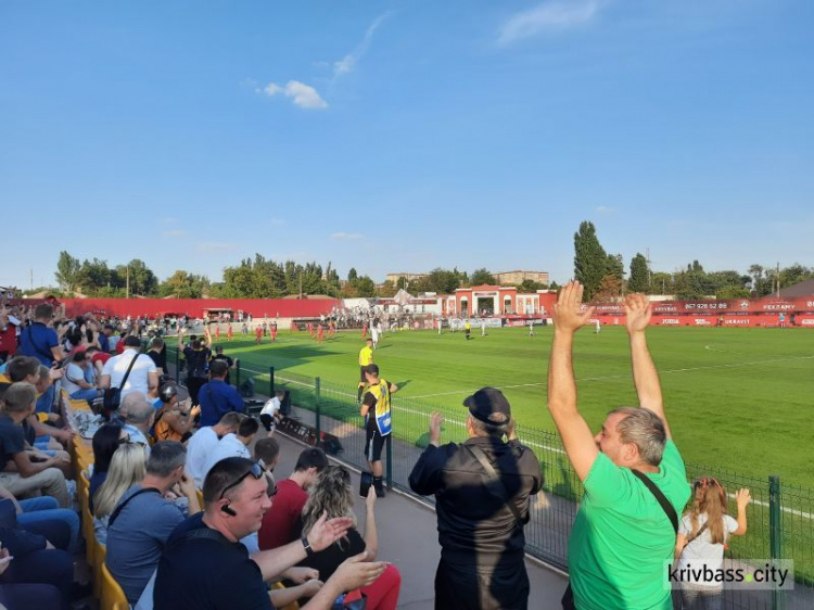 Із рахунком 5:0 Кривбас переміг закарпатський Ужгород