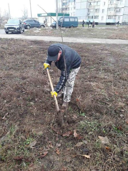 Начни с себя: жители Кривого Рога продолжают озеленять любимые улицы (фото)