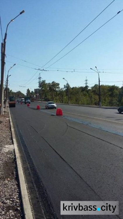 В Кривом Роге заканчивается ремонт по улице Волгоградской (ФОТО)