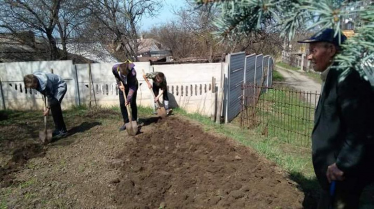 В Кривом Роге организовали акцию "Двор ветерана" (ФОТО)