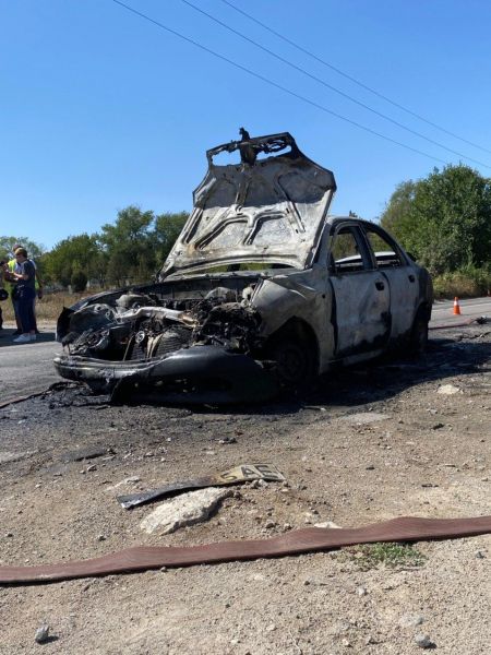 Фото очевидцев происшествия