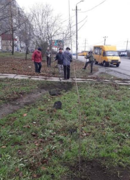 Начни с себя: жители Кривого Рога продолжают озеленять любимые улицы (фото)