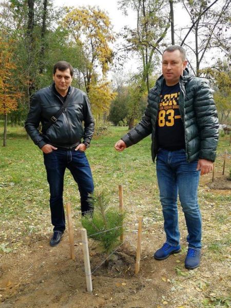 В Кривом Роге появилась сосновая аллея: в одном из парков города началась традиционная высадка деревьев (ФОТО)