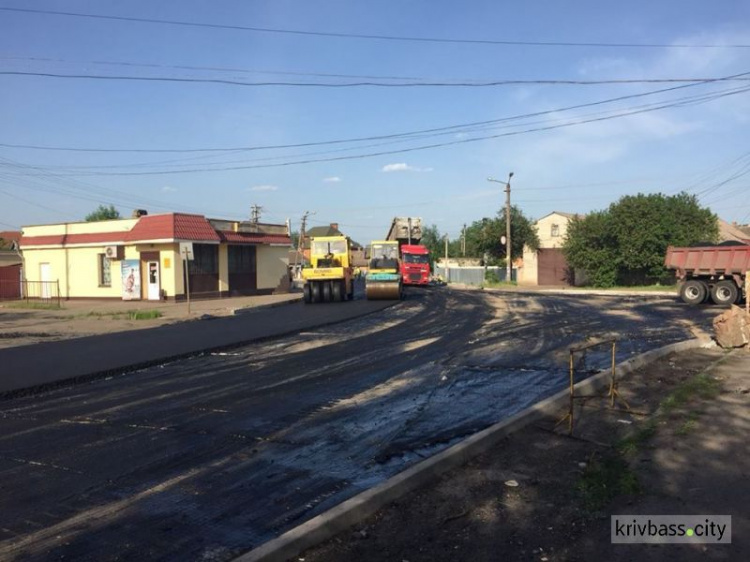 Капитальный ремонт одной из улиц в Кривом Роге закончат к июню (ФОТОФАКТ)