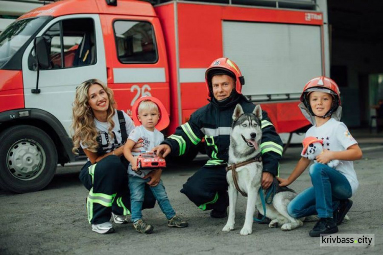 Семья спасателя из Кривого Рога победила в областном фотоконкурсе среди сотрудников ГСЧС (ФОТО)