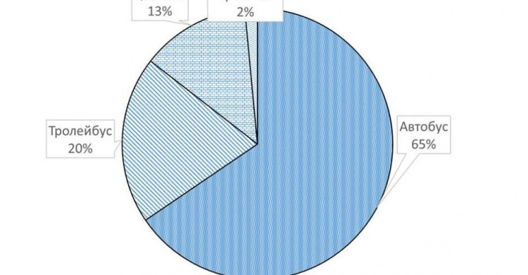 В Кривом Роге КНУ создал процентное распределение маршрутов в городской сети (ИНФОГРАФИКА)