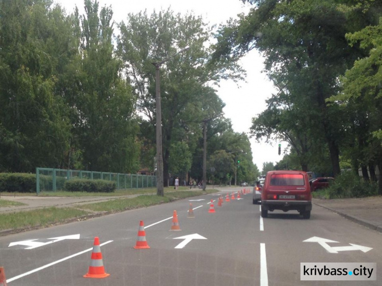 В Кривом Роге сделают свежую дорожную разметку и капитально отремонтируют дороги (ФОТО)