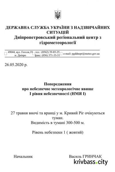 Департамент развития инфраструктуры Кривого Рога.