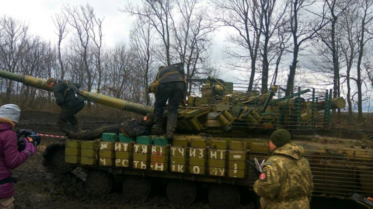 В криворожской 17-й танковой бригаде определили лучший экипаж танка