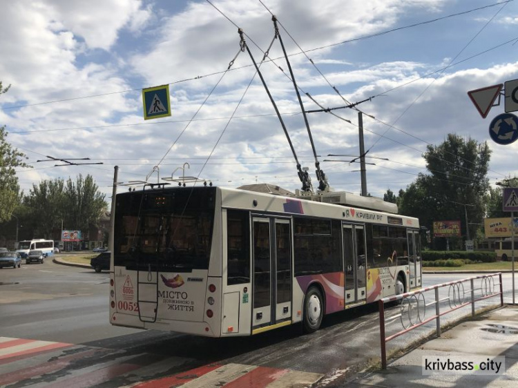 Кривой Рог получил последние 4 новых троллейбуса по программе от ЕБРР