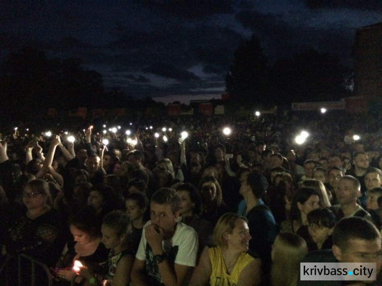 В Кривом Роге концерт группы «Океан Ельзы» собрал более 8 тысяч зрителей (ФОТО)