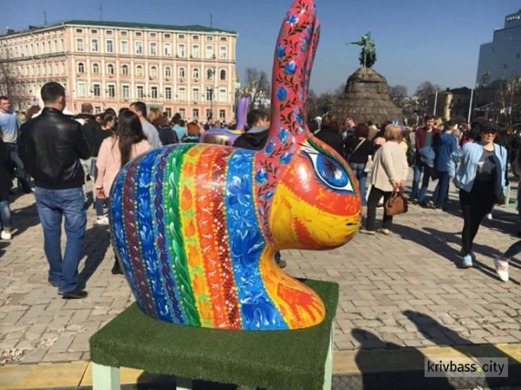 Криворожане участвуют в фестивале пасхальных зайцев и писанок в Киеве (ФОТОРЕПОРТАЖ)