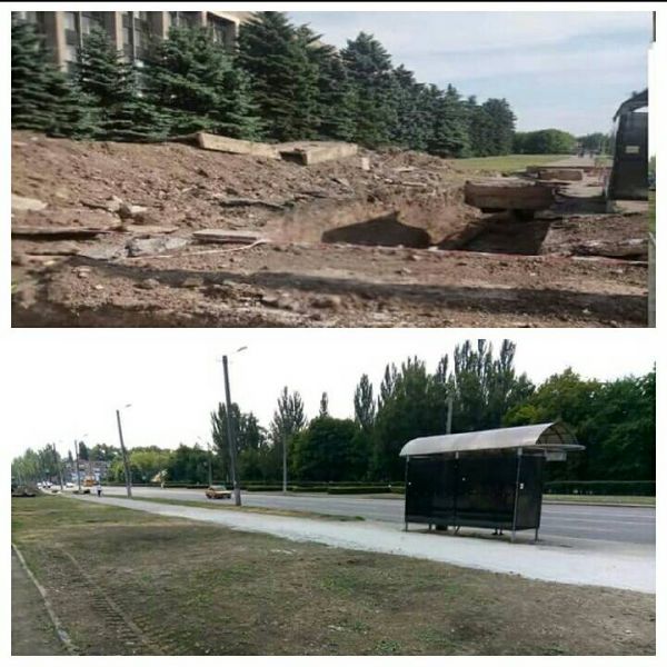 В Кривом Роге продолжают  контролировать благоустройство территории после окончания земельных работ (ФОТО)