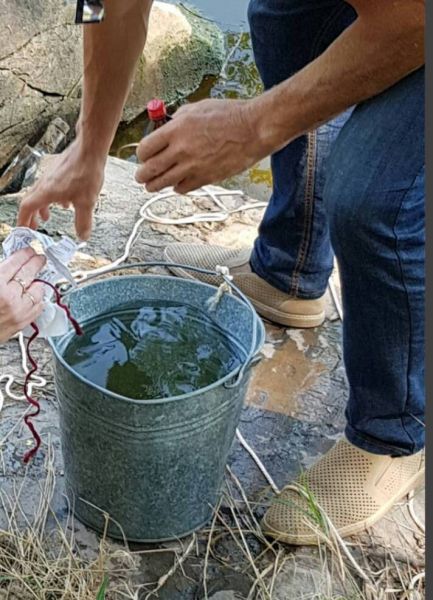 В Кривом Роге отобраны пробы воды для химического анализа (ФОТО)