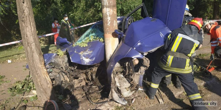 На Пионере иномарка влетела в дерево: водитель погиб на месте ДТП