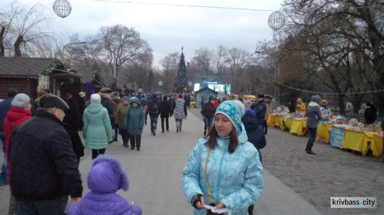 Криворожская лесная красавица: в городе прошло торжественное открытие городской ёлки (ФОТОРЕПОРТАЖ)