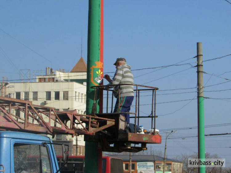 В Кривом Роге  обновляют кольцо 95 квартала (фотофакт)