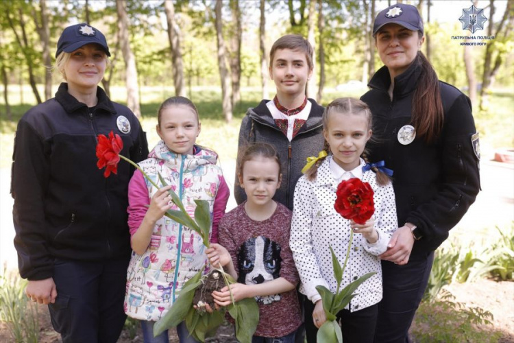 Фото пресслужби патрульної поліції Кривого Рогу