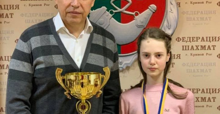 12-летняя школьница из Кривого Рога стала серебряным призером чемпионата Украины по шахматам