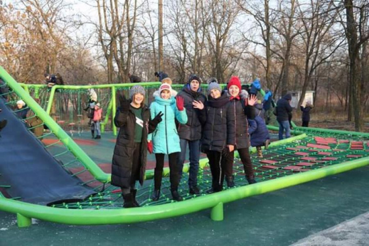 В одном из парков Кривого Рога появился уникальный спортивный комплекс (фото)