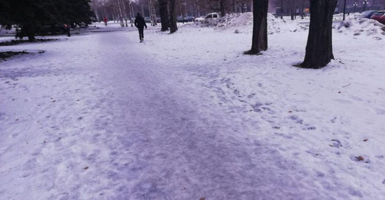 В Кривом Роге названо идеальное место в городе, которое обходит стороной снег и гололед