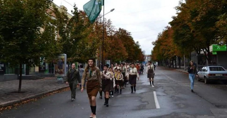 Криворожские пластуны торжественно открыли новый сезон (ФОТО)