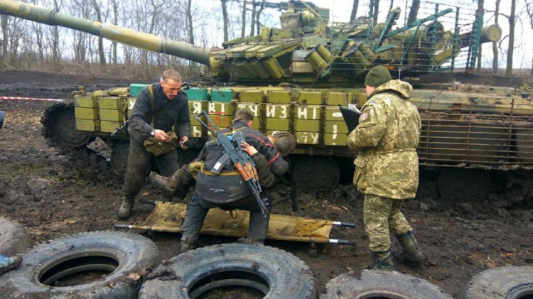 В криворожской 17-й танковой бригаде определили лучший экипаж танка